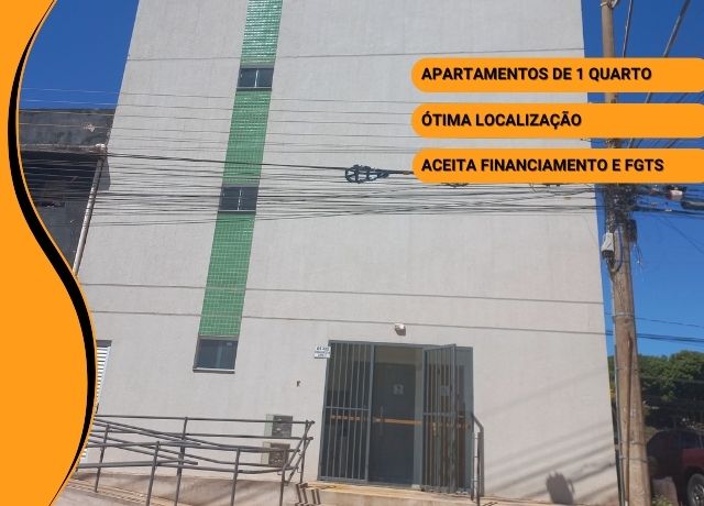  Apartamento de 1 quarto com parcelas a partir de R$ 435,00 Subsídio podendo chegar até R$49.500,00.