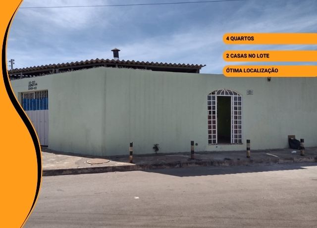 Anúncio de Venda de Duas Casas em Lote de Esquina com 180m², na QR 315, conjunto 4, Samambaia Sul