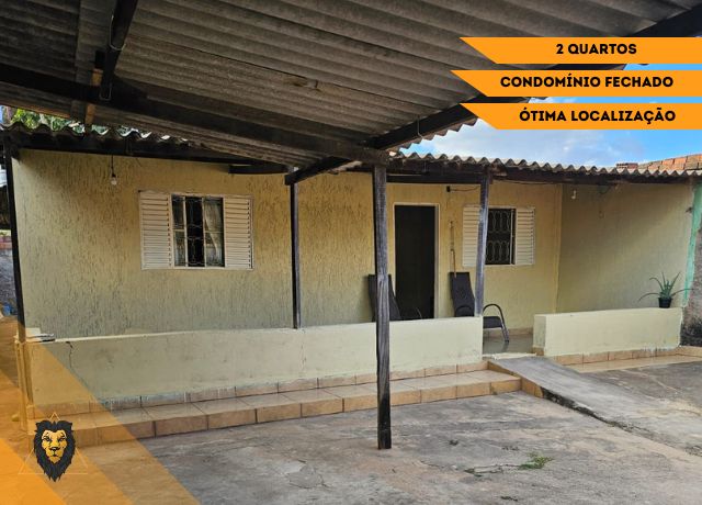 Casa de 2 Quartos com Garagem e Condomínio Fechado – Ceilândia Sul