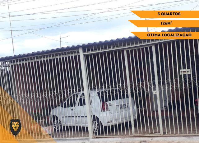 Casa de 3 Quartos e Garagem para 2 Carros – QR 423 Samambaia Norte