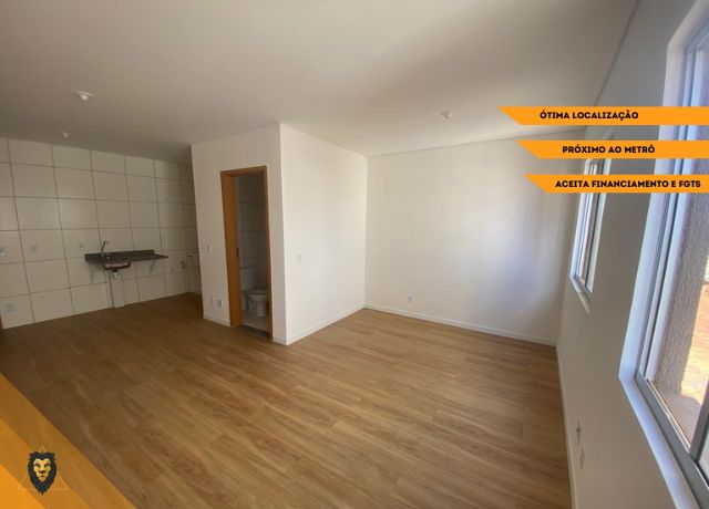 Residencial Stilo Flex Samambaia: 1 Quarto (conversível pra 2 quartos) Próximo ao Metrô