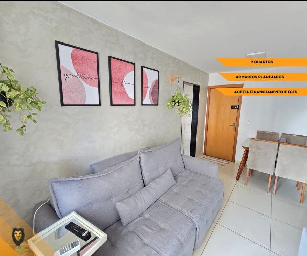 Apartamento de 2 Quartos no Condomínio Rio Paranã na Quadra 301 de Samambaia Sul